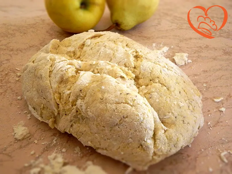Impasto focaccia alta con farina di mais