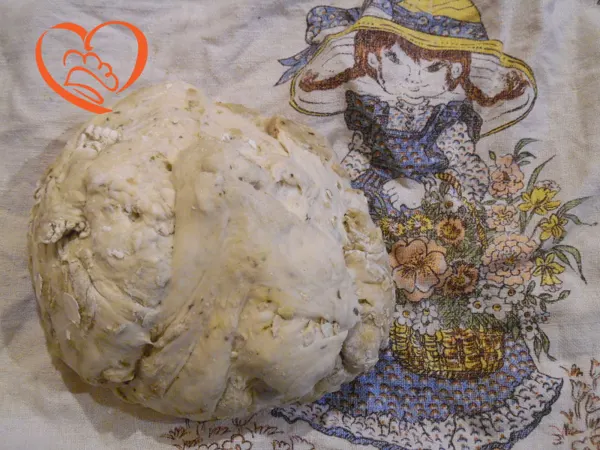Impasto focaccia alta con erbe secche