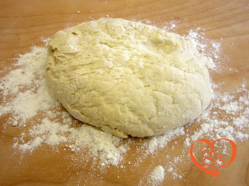 Impasto pizza bassa al mais bianco