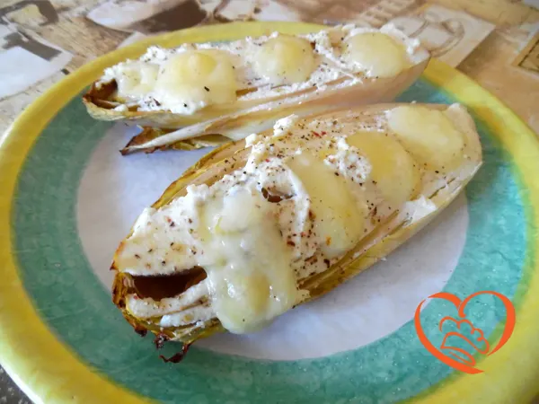 Indivia gratinata ai formaggi