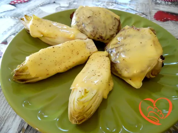 Radicchio e indivia gratinati ai formaggi