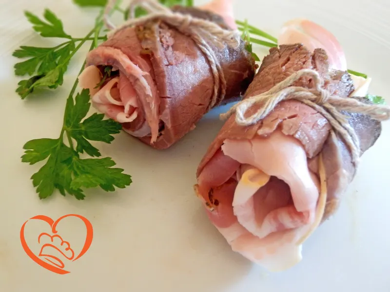 Involtini di roastbeef e porchetta