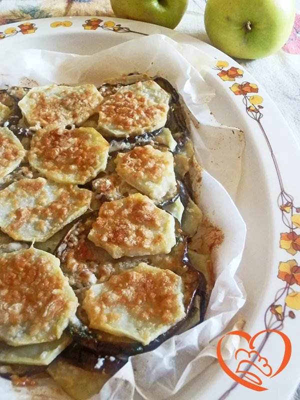 Lasagna di patate e melanzane