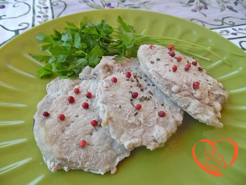 Lonze di maiale marinate alla piastra