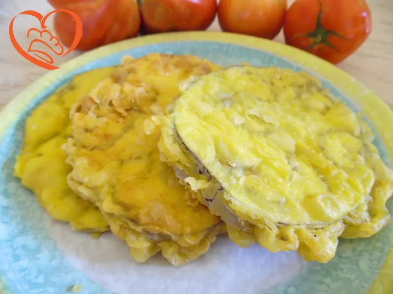 Medaglioni di melanzane fritti