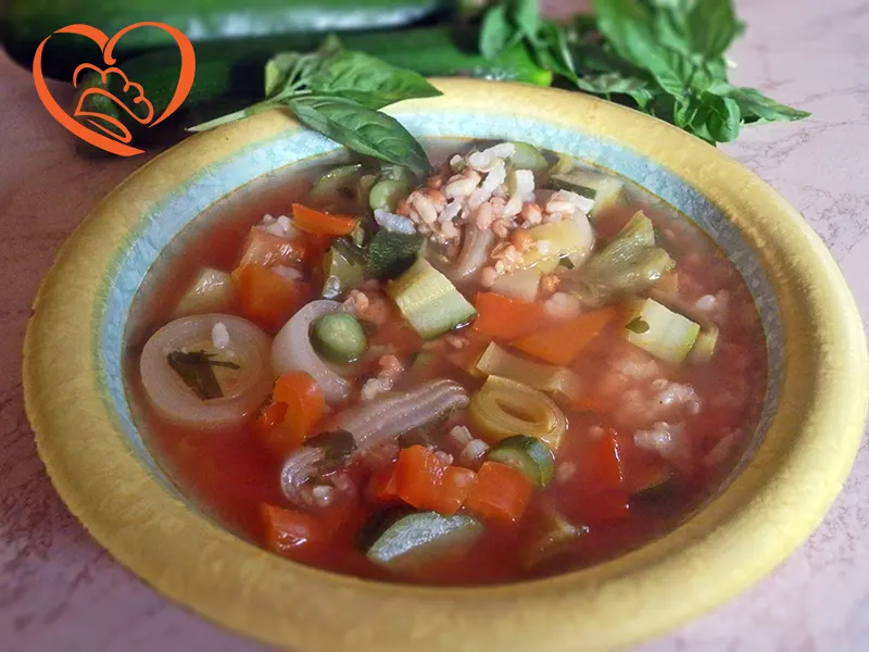 Minestrone con cereali