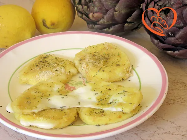 Mozzarella impanata al forno
