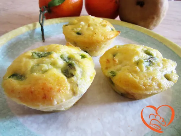Muffins con asparagi