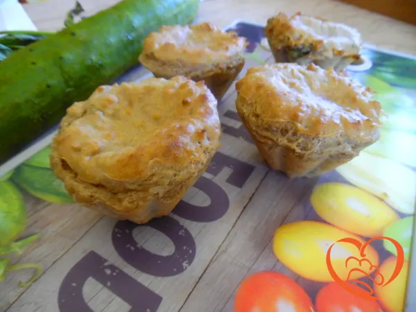 Muffins con Pecorino romano