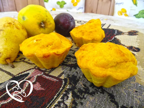 Muffins di zucca e gorgonzola