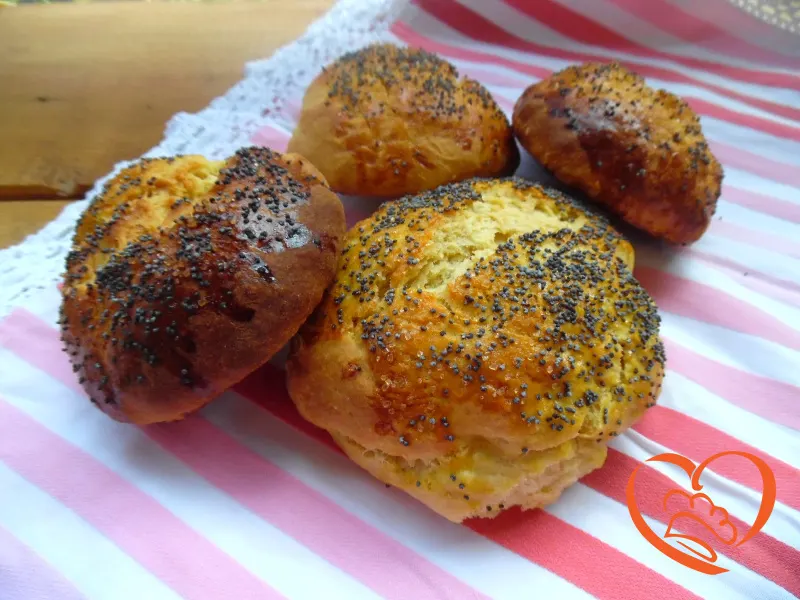 Pan brioche con semi di papavero