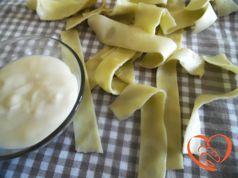 Pappardelle (ricavate dalle lasagne)