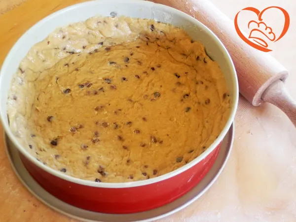 Pasta frolla con gocce di cioccolato
