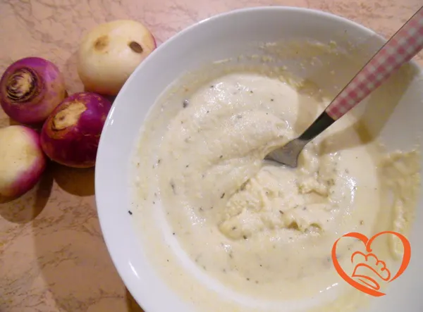 Pastella con farina di mais bianco
