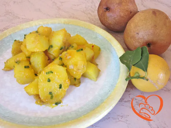 Patate allo zafferano