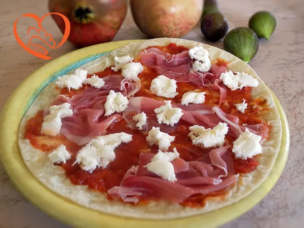 Piadapizza al prosciutto crudo