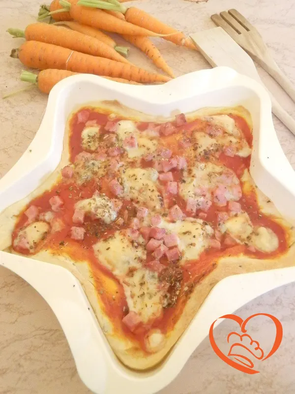 Pizza prosciutto cotto e gorgonzola