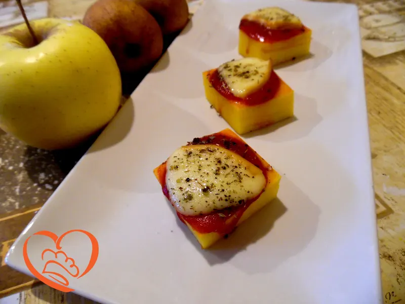 Pizzette di polenta