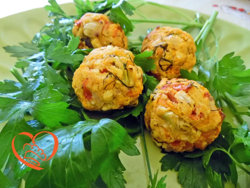 Polpette di verdure e uova