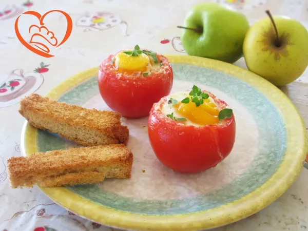 Pomodori ripieni di uova