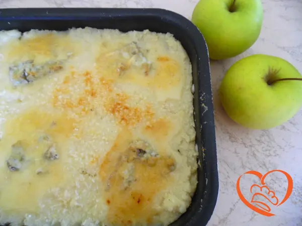 Pure’ gratinato con formaggi