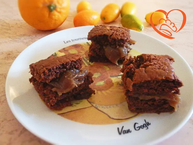 Quadrotti di cioccolato e crema di marroni