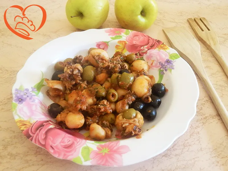 Seppioline con olive