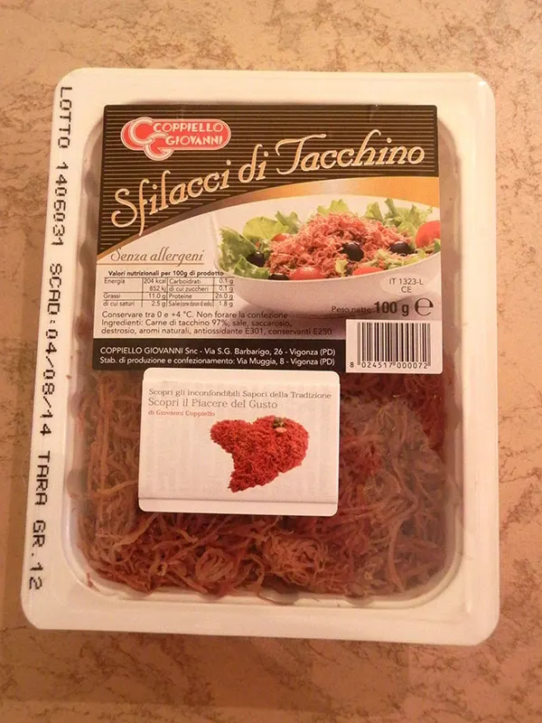 SFILACCI DI TACCHINO