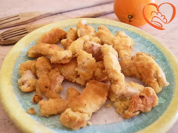 Straccetti di tacchino impanati