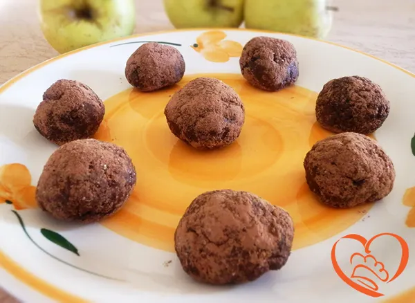 Tartufi di pandoro al cioccolato