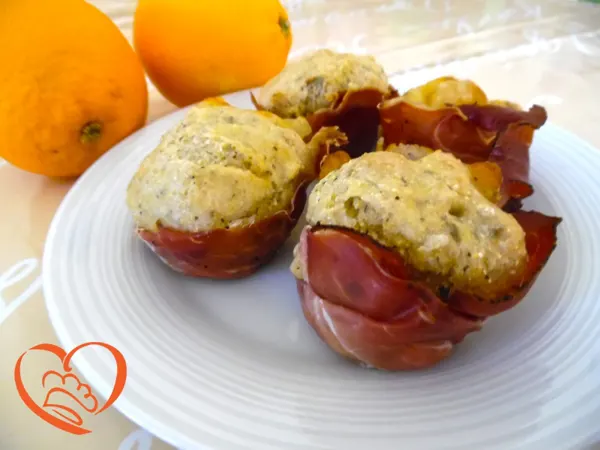 Tortini scamorza e speck