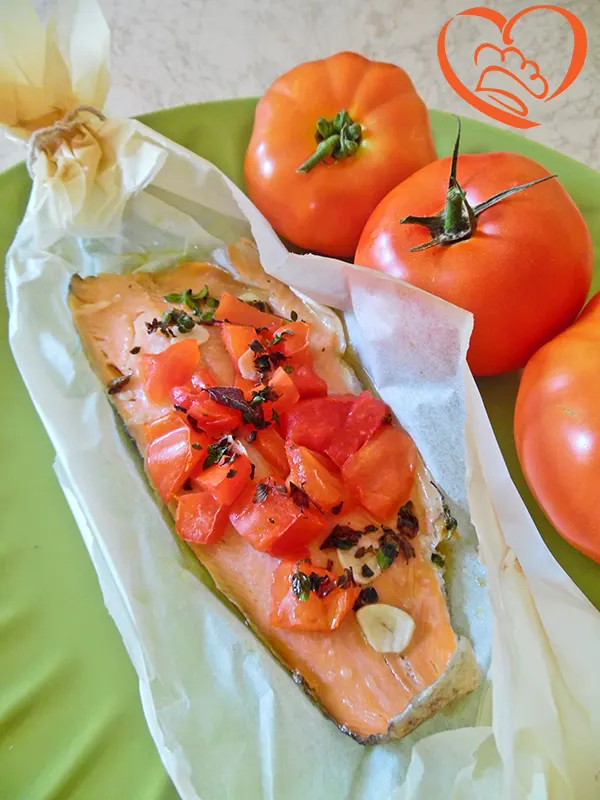 Trota salmonata alla pizzaiola