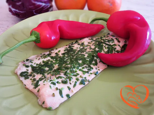Trota salmonata al cartoccio