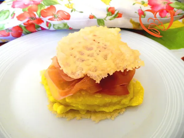 Trota salmonata impanata con prosciutto crudo e Parmigiano