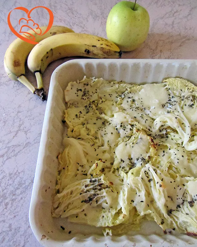 Verze gratinate con formaggi