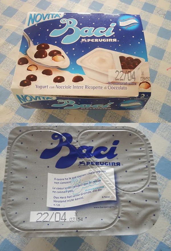 YOGURT BACI PERUGINA 1
