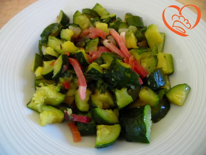 Zucchine con speck