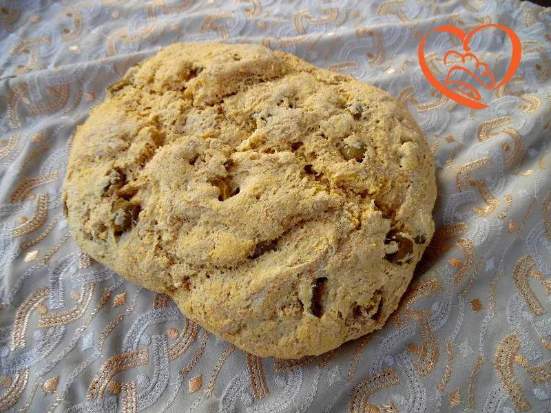 Pan brioche con olive