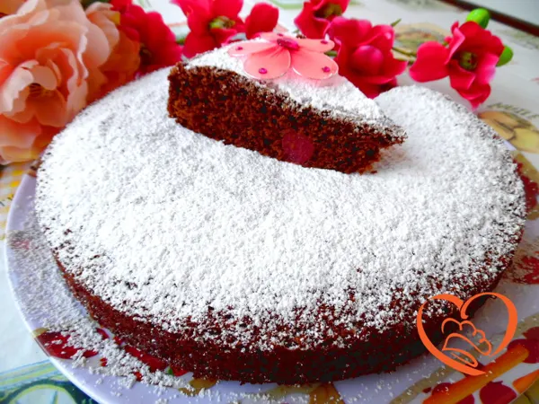 Torta cioccolato e ciliegie