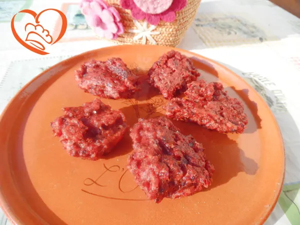 Frittelle alla barbabietola