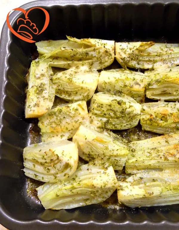 Finocchi gratinati con parmigiano ed erbe