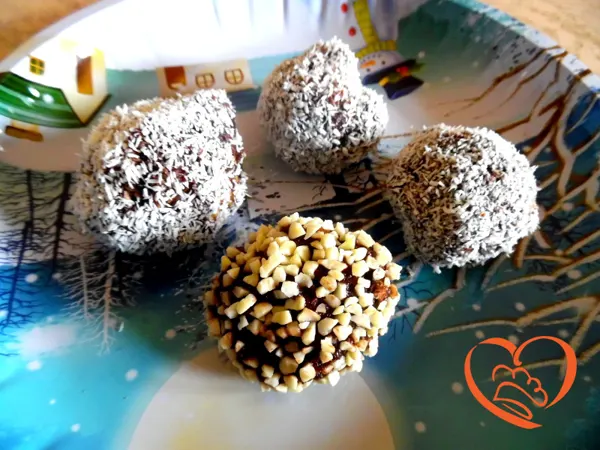 Tartufi panettone, Nutella e cocco