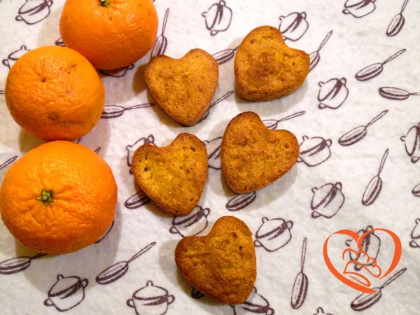 Biscotti cuore alle clementine