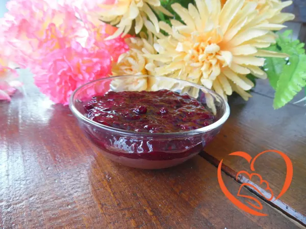 Budino al cacao e marmellata