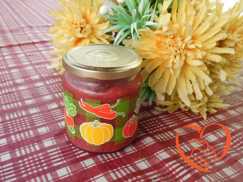 Composta di pesche e mele