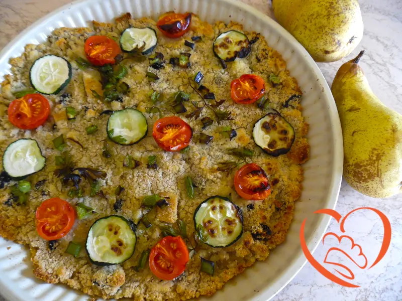 Torta di pane e verdure