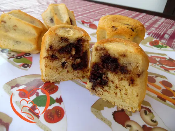 Muffins con gocce di cioccolato