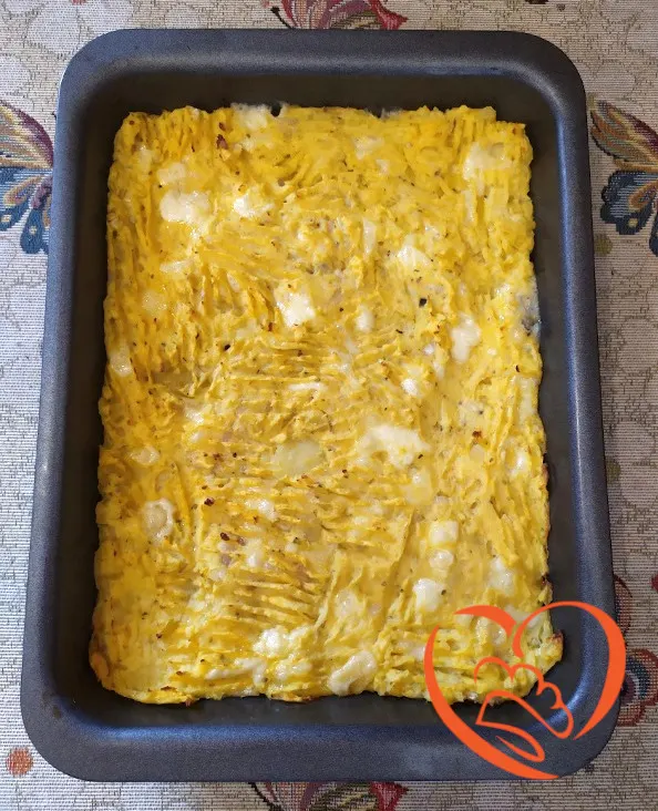 Sformato di patate con Montasio e gorgonzola