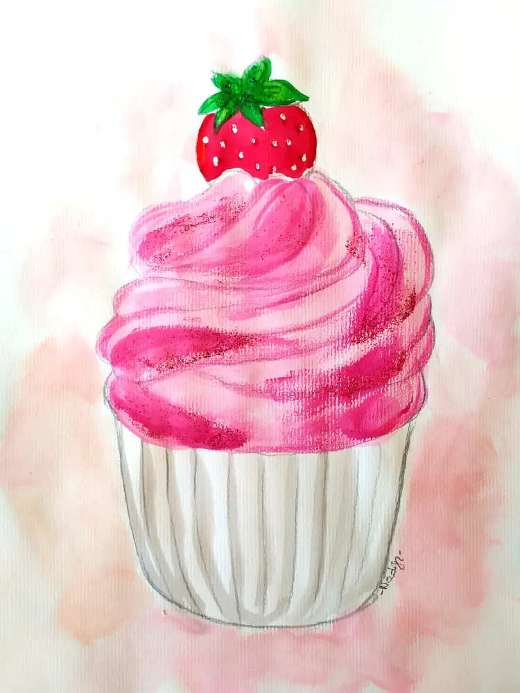 Food illustration by me