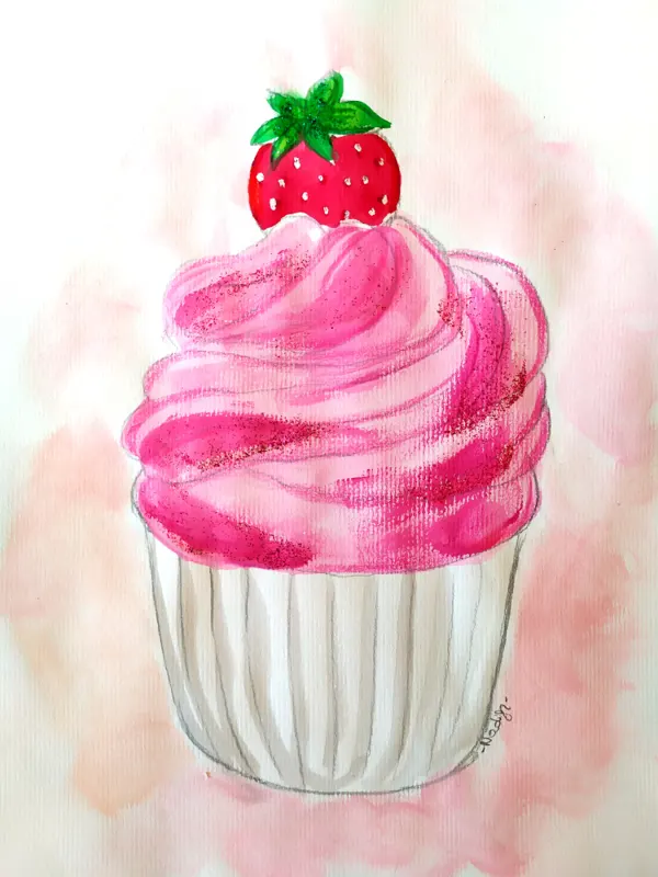 Food illustration by me
